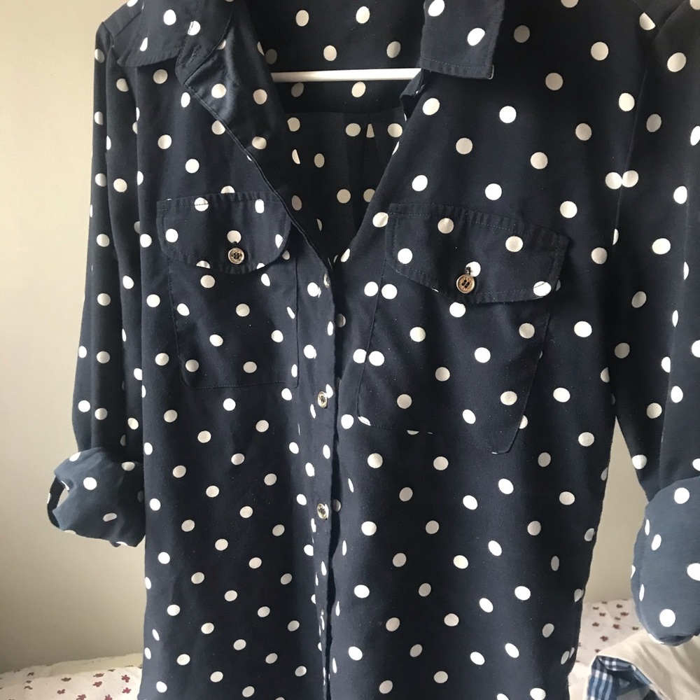 Polka dot shirt